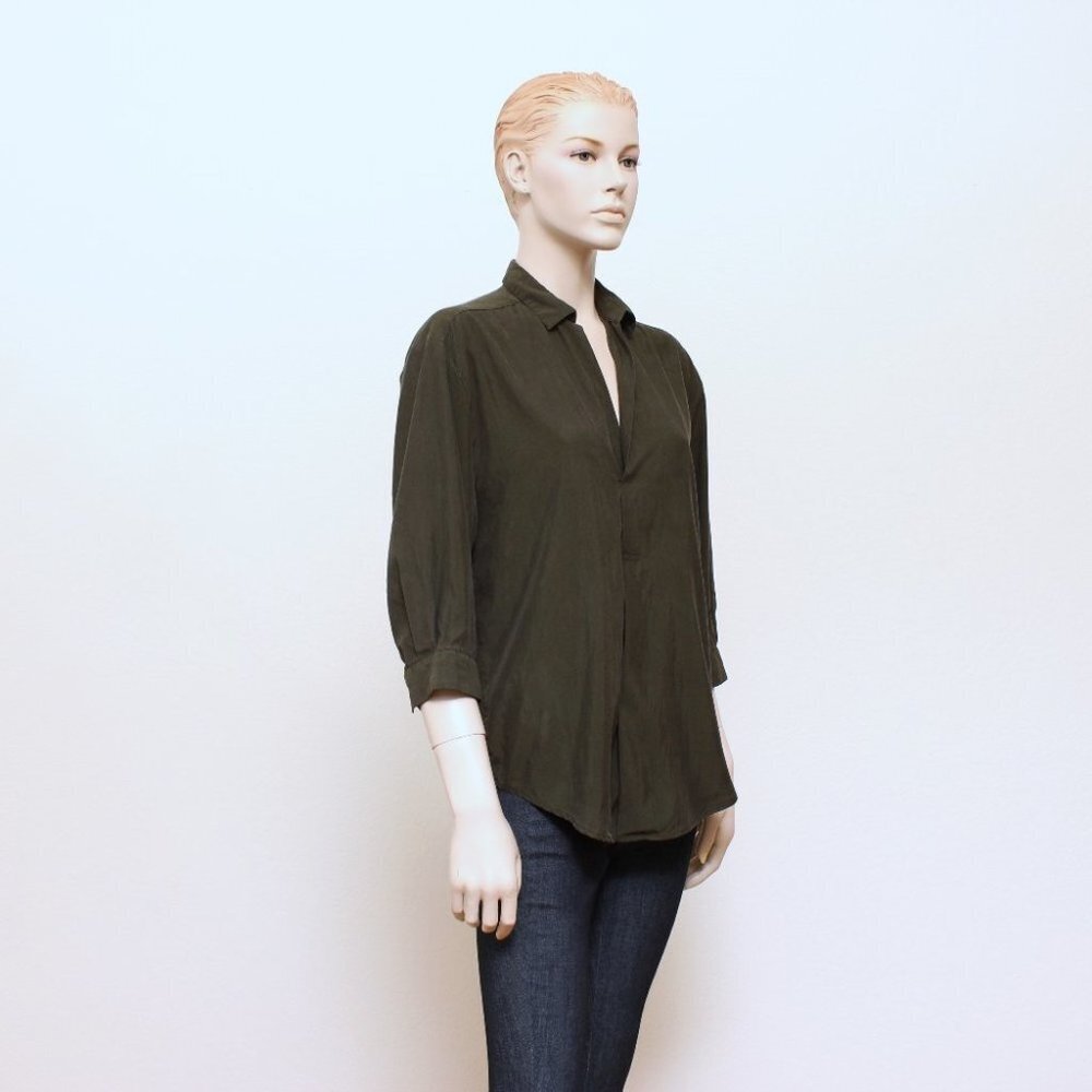 Zara Woman Loose Fit 3/4 Sleeve Blouse